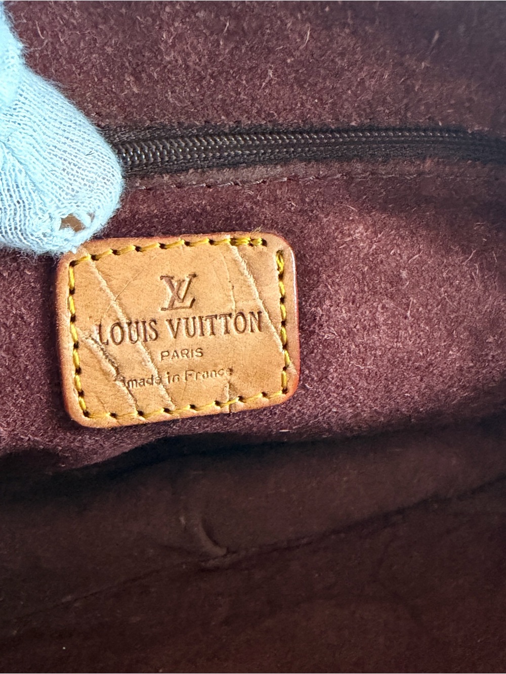 Louis Vuitton Vintage Monogram Round Shoulder Bag in Brown and Tan - Picture 8 of 9